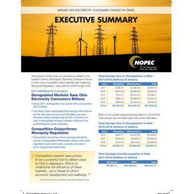 Update <br> Executive Summary <br>